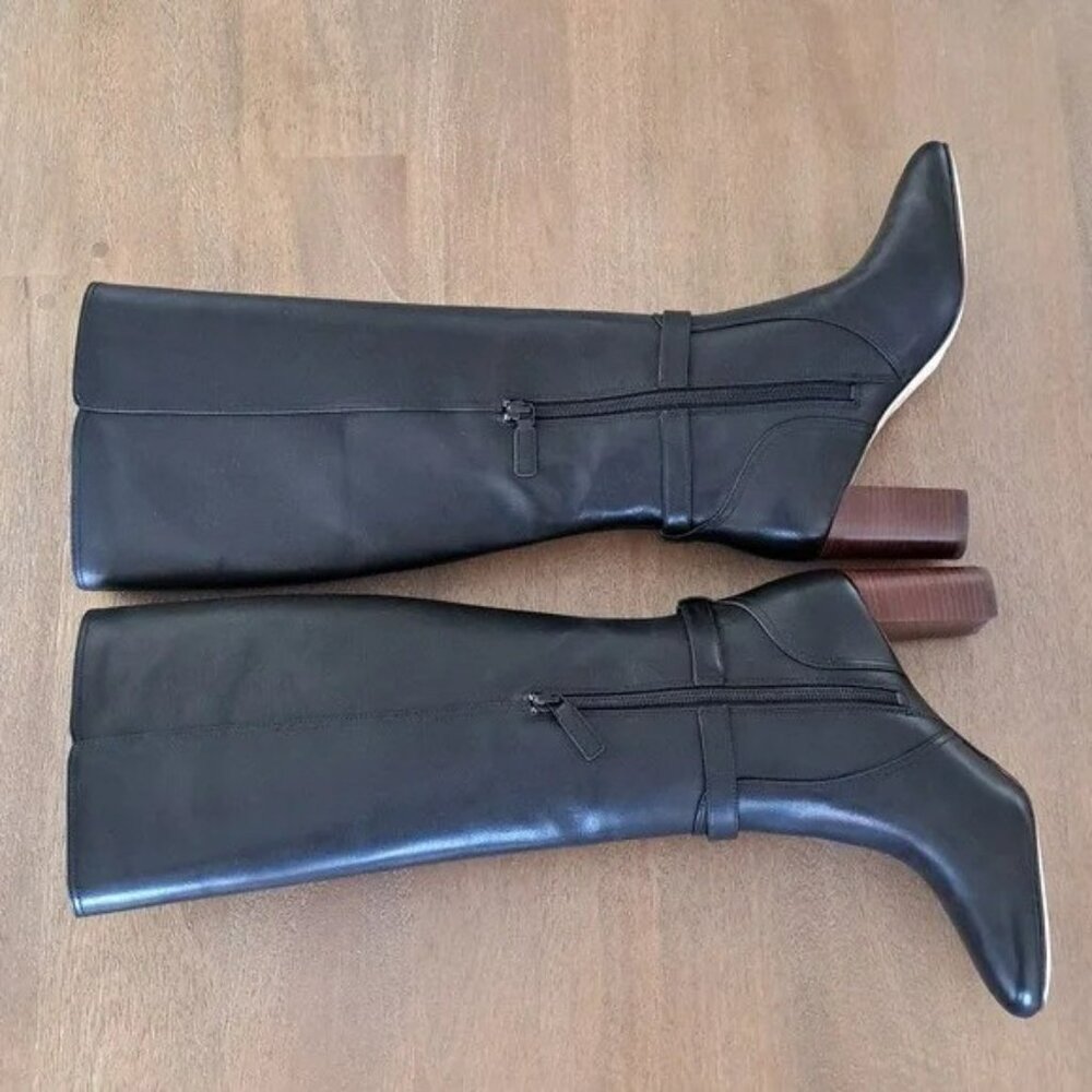 Cole Haan Glendale Tall Boot - Color: Black Leather - Size: Women 7 - Picture 7 of 9